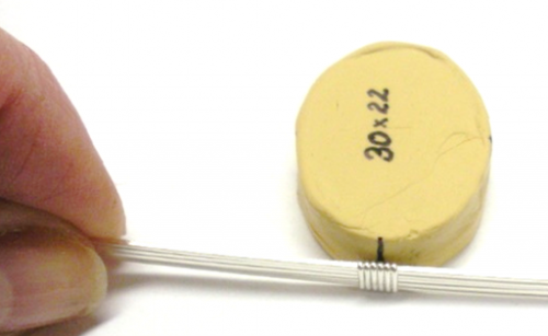 Judy Larson's Art Deco Wire Wrapped Pendant - , Classic Wire Jewelry, Wire Wrapping, Wrapping, Wire Wrapping Jewelry, Center the wrap on the center line